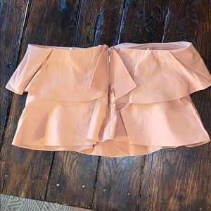 4/$20 Rebecca Taylor strapless top